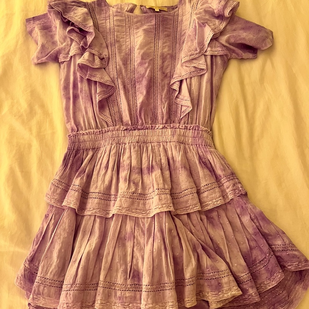 SUPER PRETTY PURPLE LOVESHACK FANCY NATASHA DRESS
